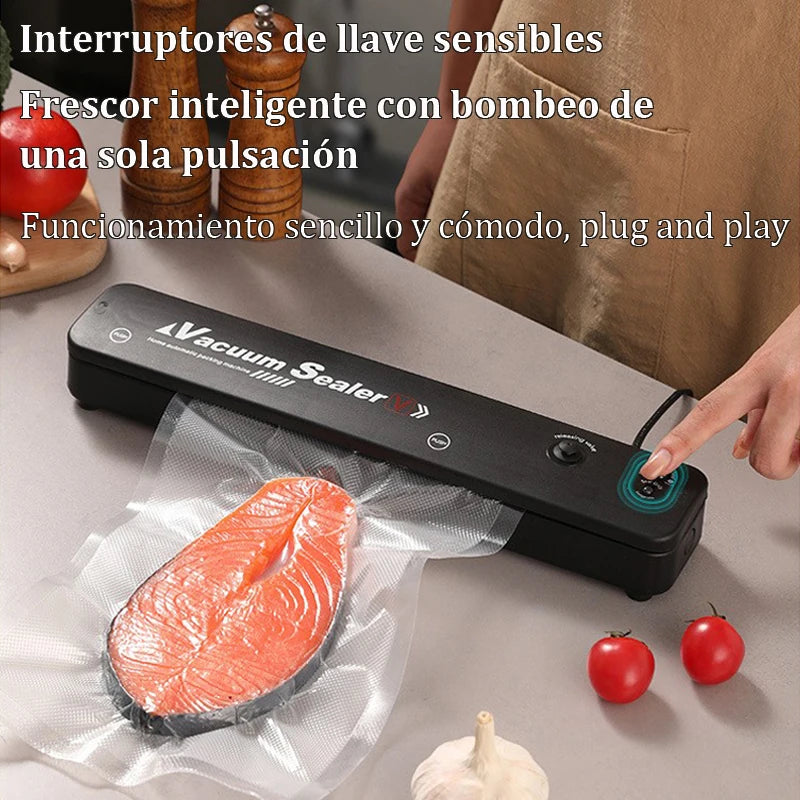 Machine de Scellage Alimentaire Portable pour Maison, Aide Cuisine, 220V, Machine de Mise sous Vide Automatique